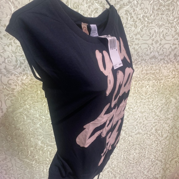 Lady Enyce “You can’t touch this” Sleeveless Blouse Sz S - Picture 4 of 8